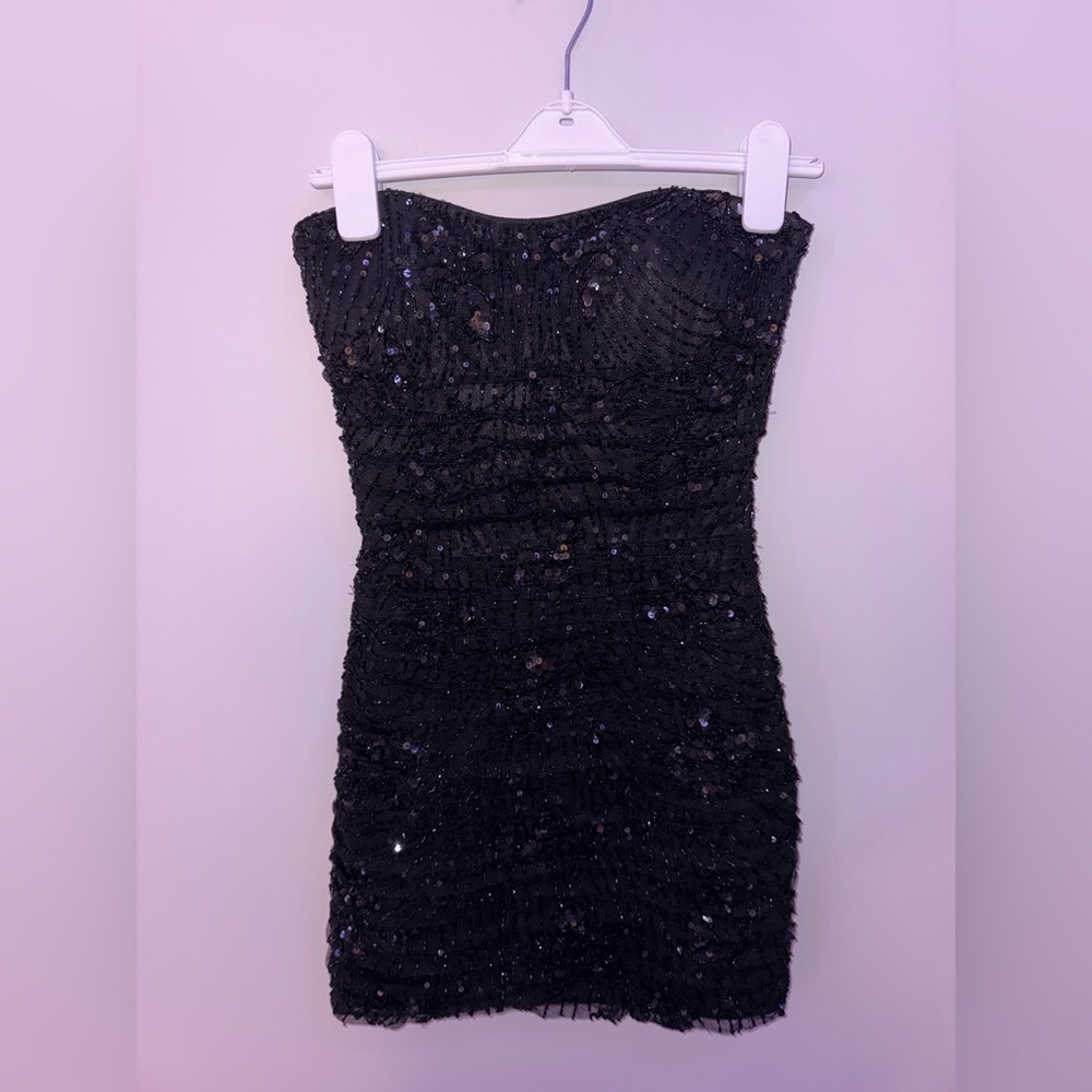 Primavera Couture 4261 — Strapless Ruche Detailed Cocktail Dress
